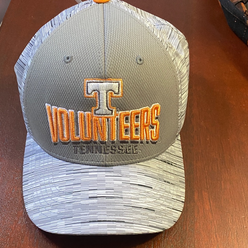 Tennessee Volunteers Gray & Orange Hat, Velcro Adjustable Sizing